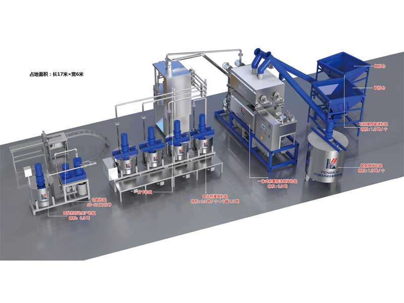高效型树脂锚固剂自动化生产线